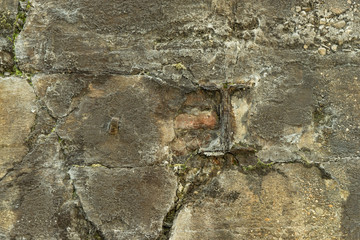 Rost und marode Wand