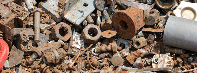 bolts and other rusted object