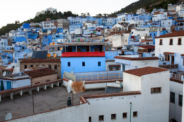 Vista de Chauen, Marruecos
