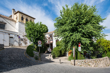 Street in Granada, Andalusia, Spain