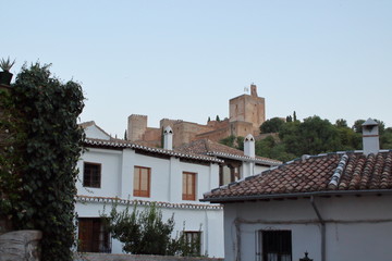 Fototapeta na wymiar Buildings in Granada, Spain