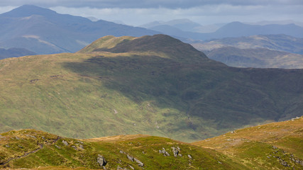 Fototapeta premium Isle of Skye in Scotland has one of the most beautiful mountains in the world.