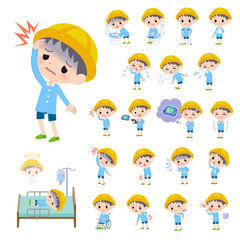 Nursery school boy_sickness