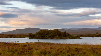 Scotland has many lakes. Some are small indeed, but most of them are very big and can be hiked on their shores. As the weather is bad most of the time, one can be really prepared with bad weather gear