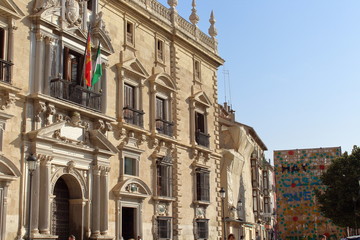Fototapeta premium Buildings in Granada, Spain