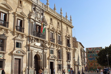 Fototapeta premium Buildings in Granada, Spain