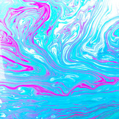 Fototapeta na wymiar Color watercolor stains and waves on paper. Colored background for design, posters, presentations and other artwork. Marble and splash texture.