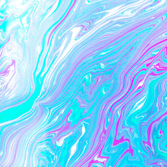 Color watercolor stains and waves on paper. Colored background for design, posters, presentations and other artwork. Marble and splash texture.