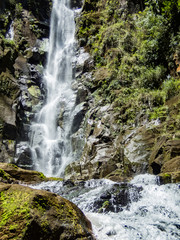 Trafalgar Falls Views around the caribbean island of Dominica West indies