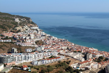 Fototapeta na wymiar Sesimbra Cityscape in Portugal