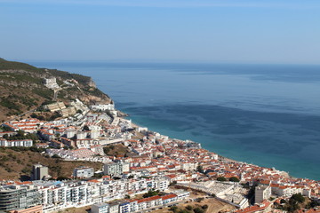 Fototapeta na wymiar Sesimbra Cityscape in Portugal