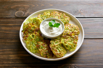 Zucchini fritters