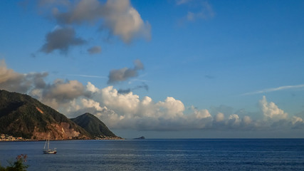  Views around the caribbean island of Dominica West indies