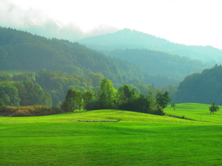 Fototapeta na wymiar countryside in bavaria, germany