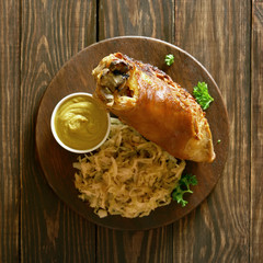 Roasted pork knuckle
