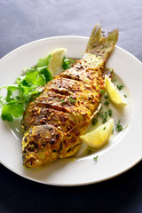 Grilled fish