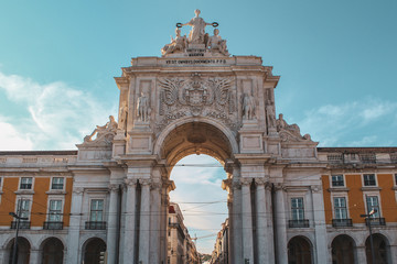 Obraz premium The Rua Augusta Arch in Lisbon