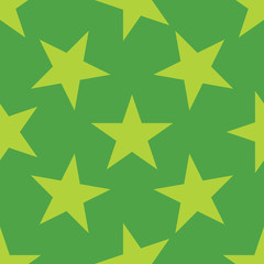 Seamless pattern with stars on white background. Vector illustration.