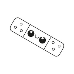 cartoon or kawai medical plaster