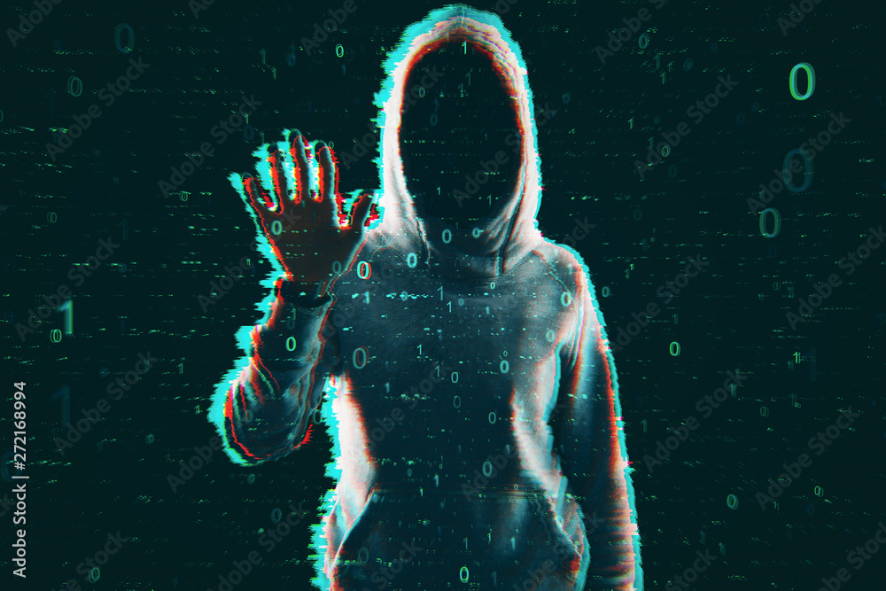 Poster virus and computing concept