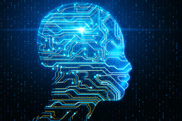 Artificial intelligence and hardware concept