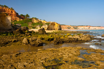 Praia de Falesia, Algarve in Portugal.