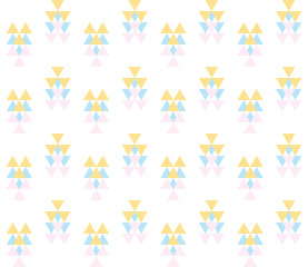 Seamless geometric pattern. Ethnic seamless pattern. Tribal background. Seamless abstract triangle geometrical background. Infinity geometric pattern. Vector illustration.