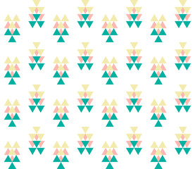 Seamless geometric pattern. Ethnic seamless pattern. Tribal background. Seamless abstract triangle geometrical background. Infinity geometric pattern. Vector illustration.