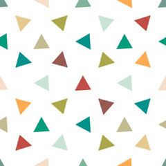 Triangular background. Seamless geometric pattern. Seamless abstract triangle geometrical background. Infinity geometric pattern. Vector illustration.