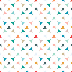 Triangular background. Seamless geometric pattern. Seamless abstract triangle geometrical background. Infinity geometric pattern. Vector illustration.