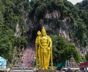 Lord Murugan statue in Batu Caves, Kuala Lumpur