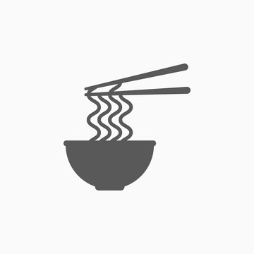 Bowl Of Noodle Icon