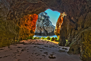 HDR photo of Algarve, part of Portugal