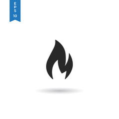 Obraz premium Fire vector icon