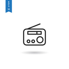 Radio vector icon