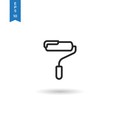 Paint roller vector icon