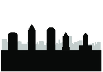 Obraz premium city skyline of tampa in united states