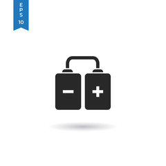 Battery vector icon