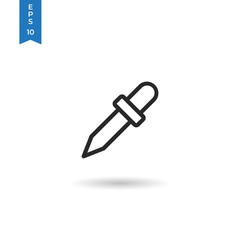 Pipette vector icon