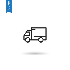 Delivery truck vector icon
