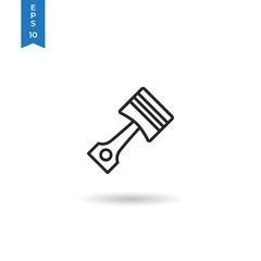 Piston vector icon