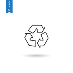 Recycle vector icon
