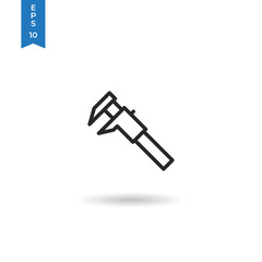 Architectural ruler vector icon