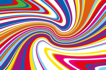 Bright dynamic background with wavy lines