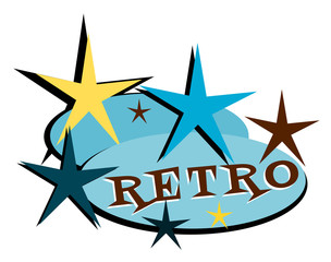 Retro mid-century modern design