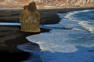 black sand beach Iceland