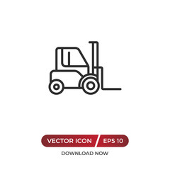 Loader truck icon