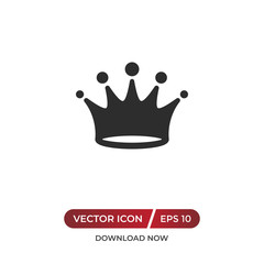 Crown vector icon