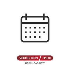 Calendar vector icon