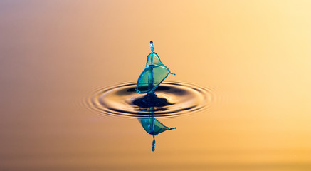 Water splatter and splash